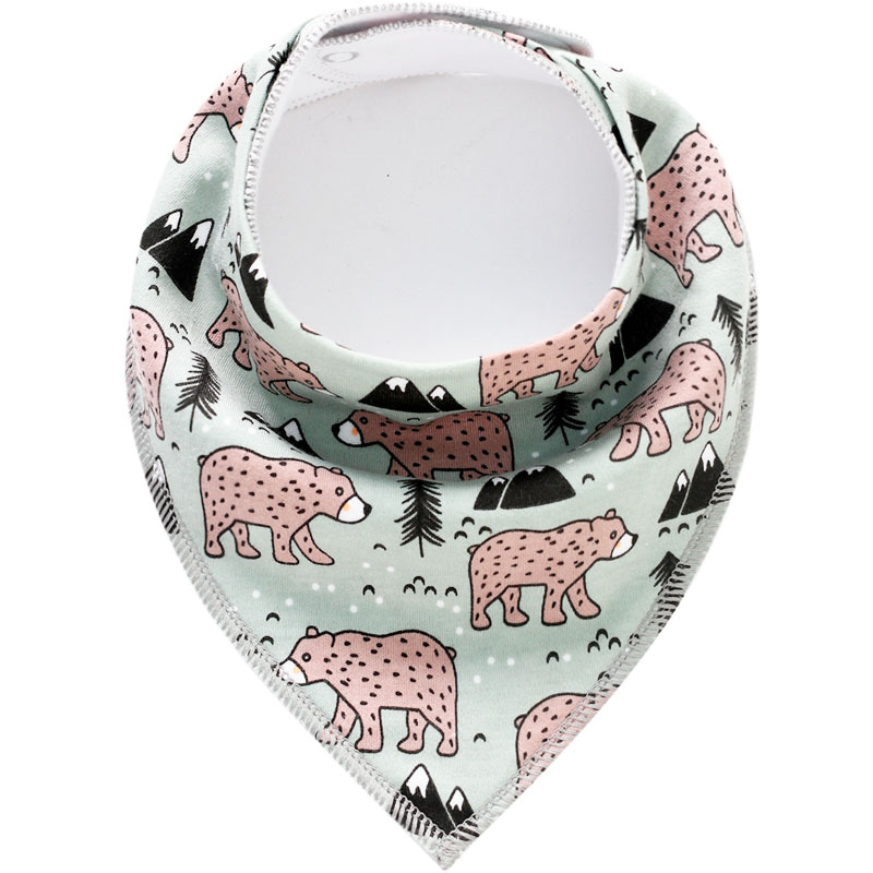 Washable Infant Bibs With Print